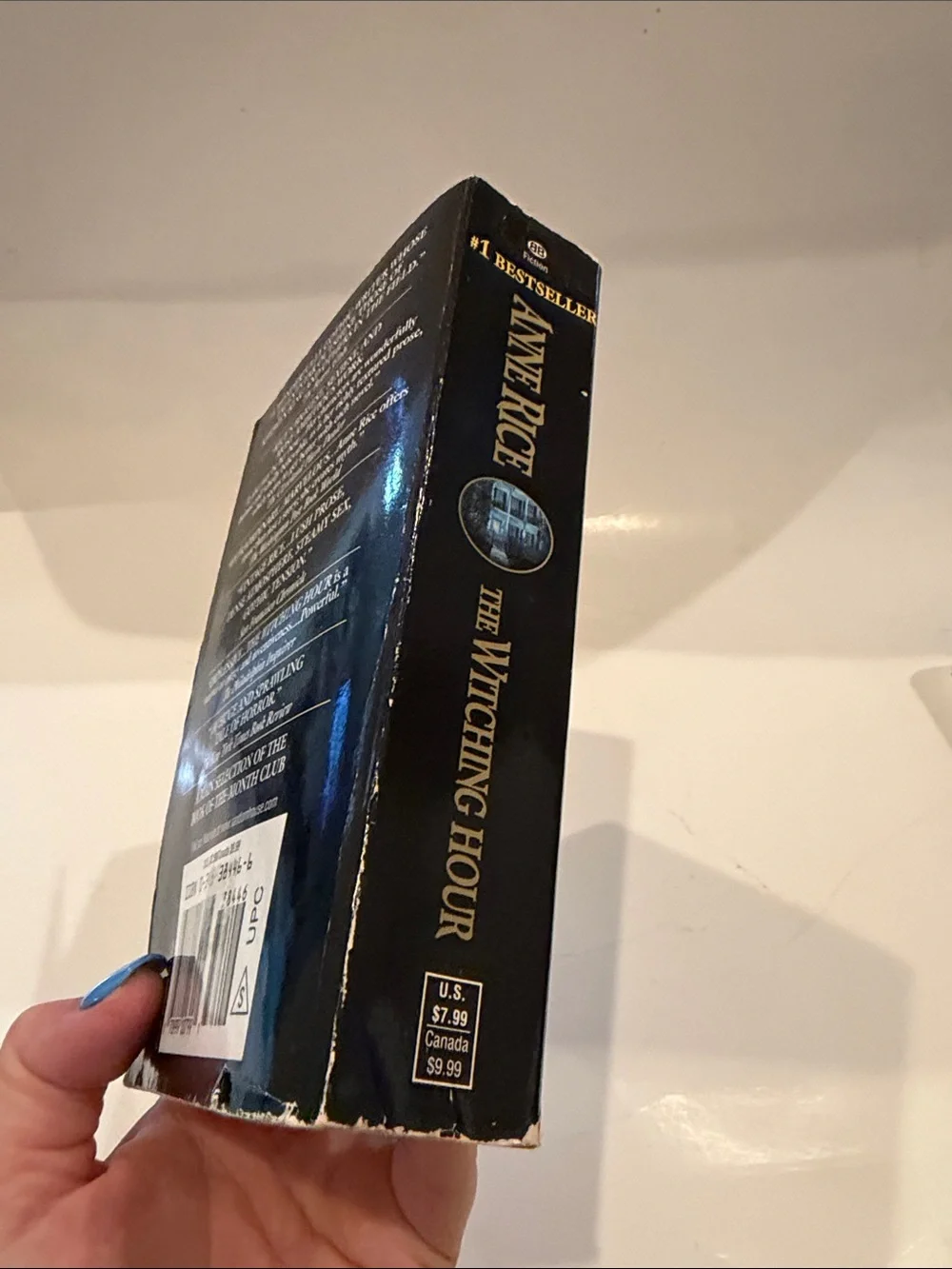 The Witching Hour Paperback Book By Anne Rice- Blue Cover